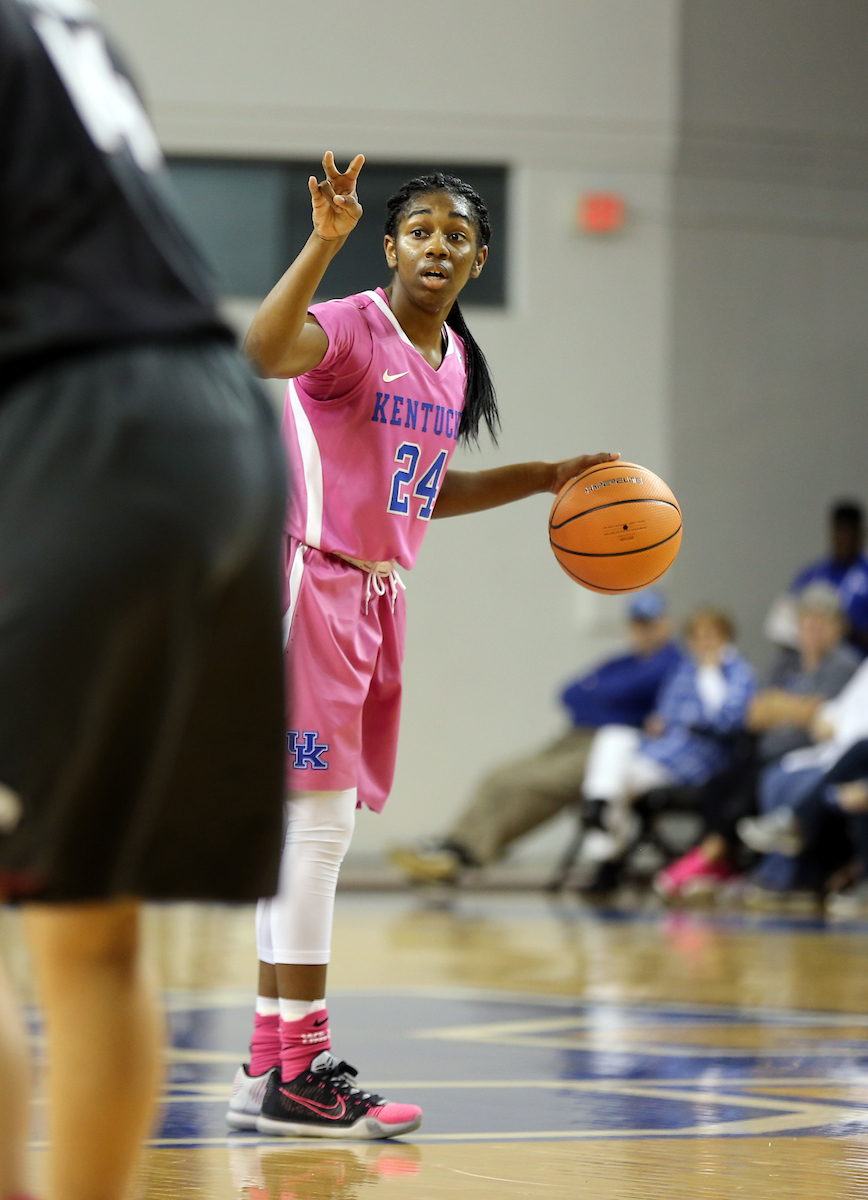 Taylor Murray
The University of Kentucky women's basketball beat Arkansas on Thursday, February 15, 2018 at Memorial Coliseum.

Photo by Britney Howard | UK Athletics