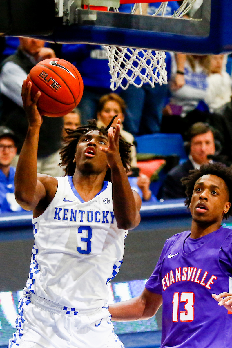 Tyrese Maxey.

UK falls to Evansville 67-64.

Photo by Hannah Phillips | UK Athletics