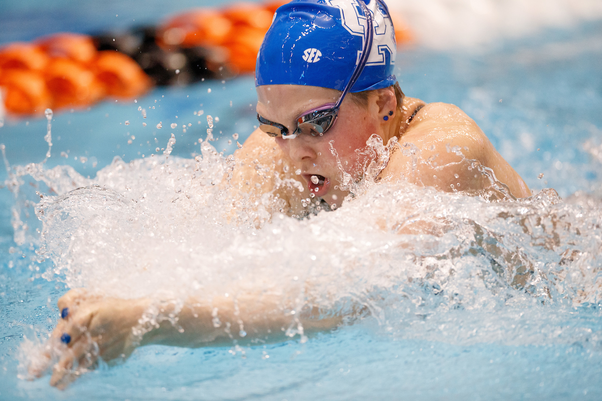 Olivia Mendenhall.

Day four of the SEC Swim and Dive Championship.

Photo by Elliott Hess | UK Athletics