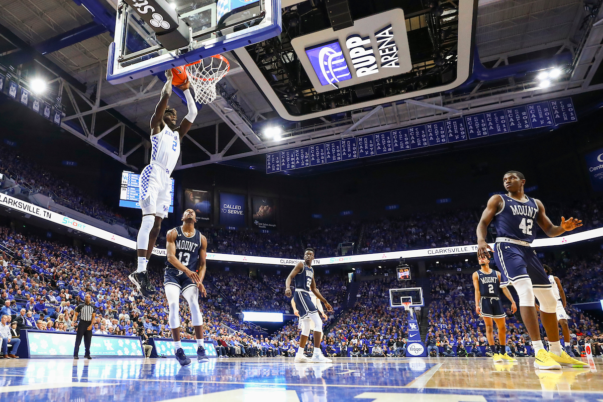 Kahlil Whitney.

Kentucky beat Mount St. Mary’s 82-62.

Photo by Chet White | UK Athletics