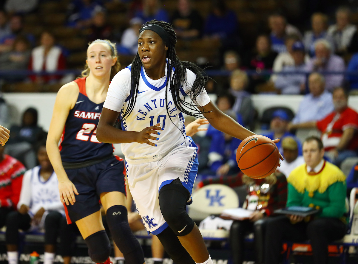 Rhyne Howard

Kentucky beats Samford 79-49. 

Photo by Britney Howard | Staff