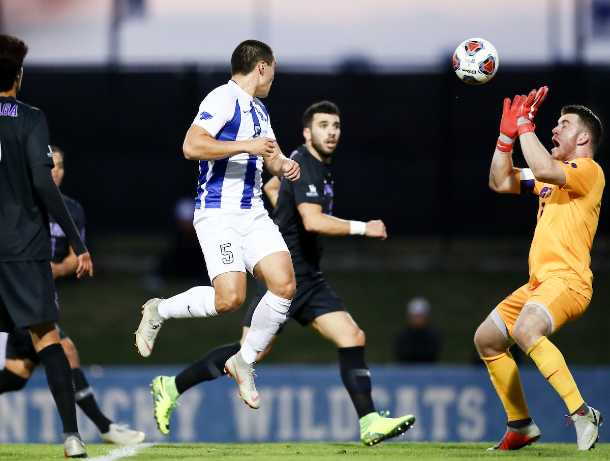 LEON JONES.

Men's soccer beats Portland, 4-0.


Photo by Elliott Hess | UK Athletics