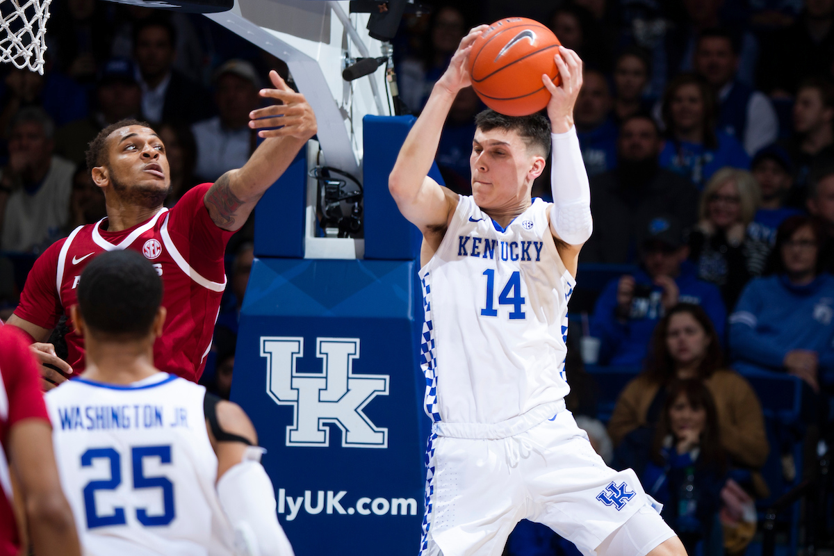 Tyler Herro.

Kentucky beat Arkansas 70-66.

Photo by Chet White | UK Athletics