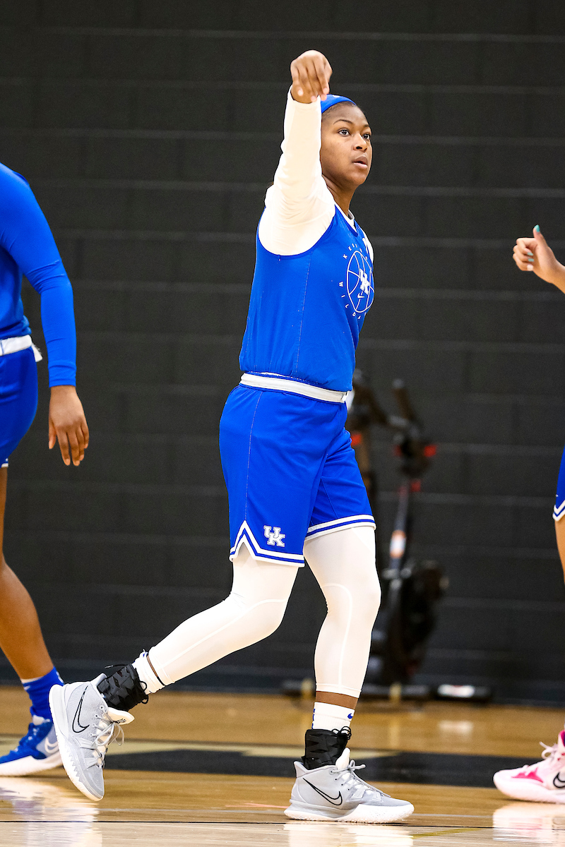 Robyn Benton.

Kentucky Practice and Vanderbilt for the SEC Tournament.

Photo by Eddie Justice | UK Athletics