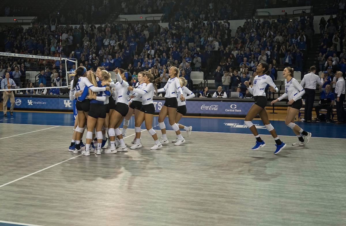 as Kentucky defeated  Auburn 3-0 on November 24, 2018.  Photo by Mark Cornelison | UKphoto