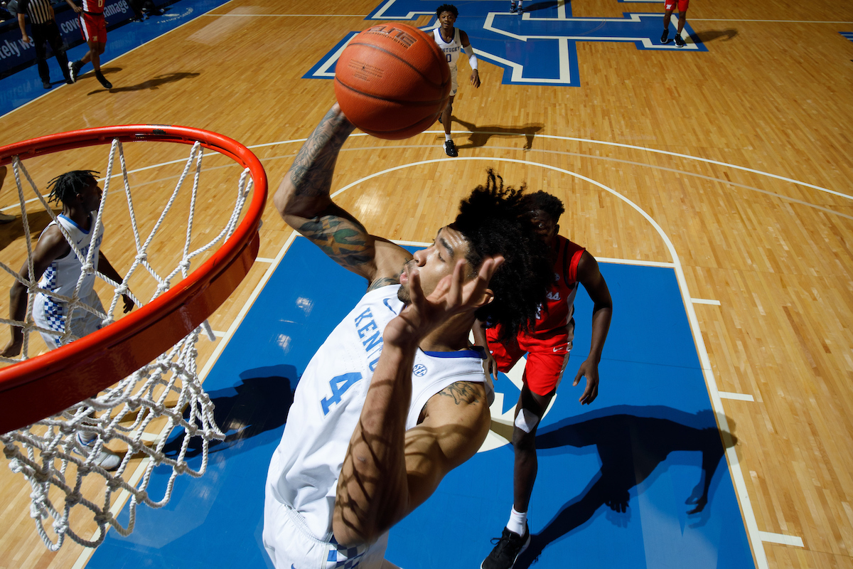 Nick Richards.

UK beat Ole Miss 67-62.

Photo by Elliott Hess | UK Athletics