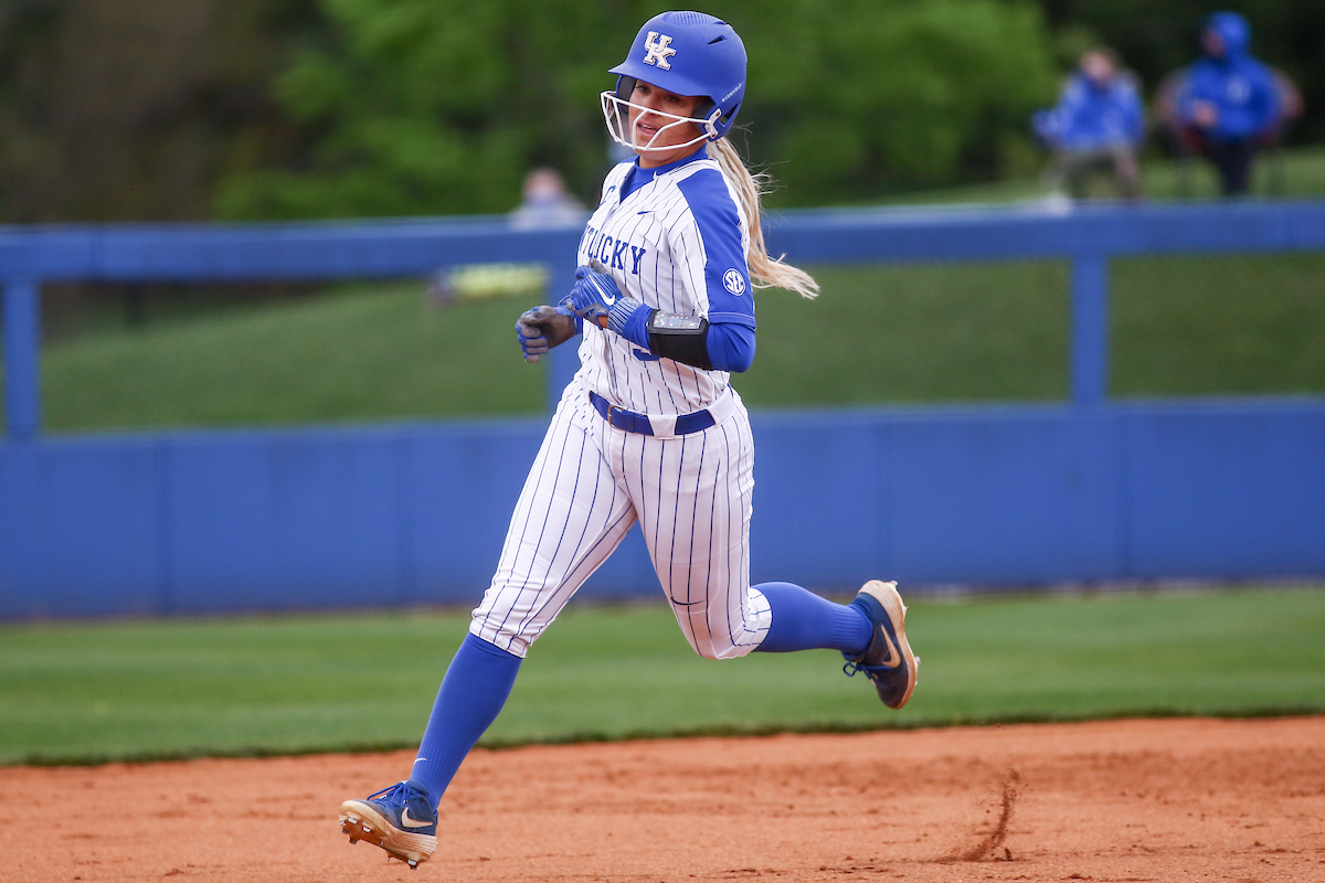 Lauren Johnson.

Kentucky beats Georgia 11 - 3.

Photo by Sarah Caputi | UK Athletics