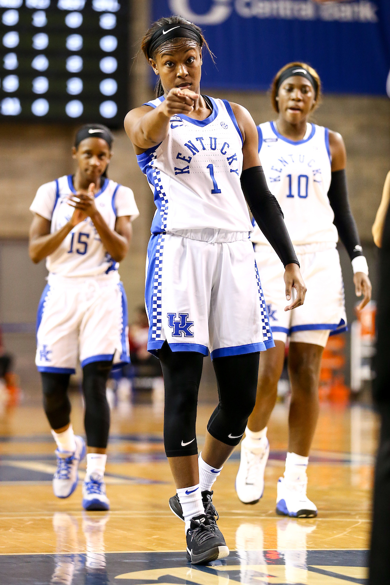 Robyn Benton.  

Kentucky beats Indiana 72-68.

Photo by Eddie Justice | UK Athletics