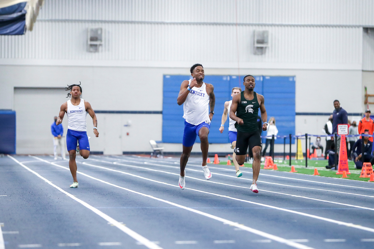 Rodney Heath Jr. and Tai Brown.

Kentucky Rod McCravy Track & Field Invitational.

Photo by Sarah Caputi | UK Athletics