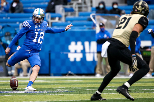 Chance Poore. 

UK beat Vandy 38-35.

Photo by Eddie Justice | UK Athletics