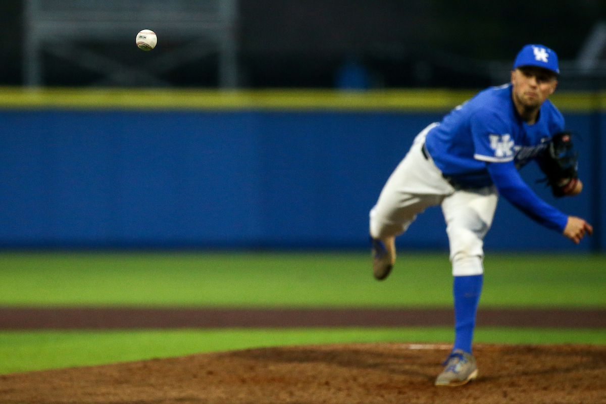 Pitch. 

Kentucky beat Southeast Missouri State 9-4.

Photo by Eddie Justice | UK Athletics