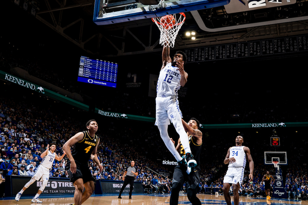 Keion Brooks Jr.

Kentucky beat Missouri 83-56.

Photos by Chet White | UK Athletics