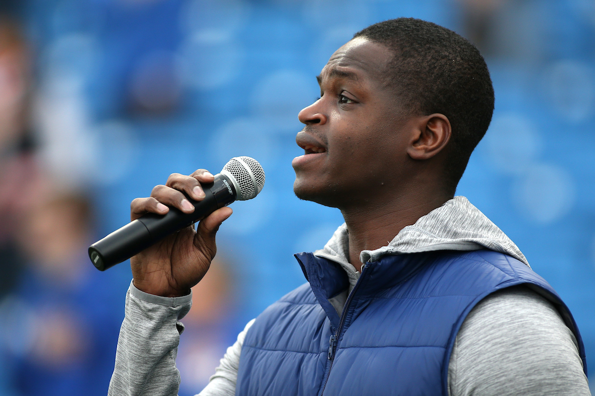 National Anthem. 

UK falls to Georgia 7-3.


Photo By Barry Westerman | UK Athletics
