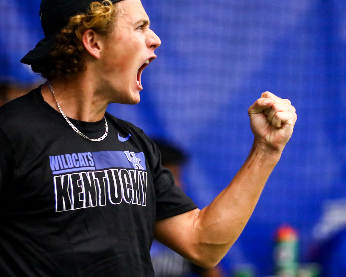 Liam Draxl. 

Kentucky defeats South Carolina 4-2. 

Photo by Eddie Justice | UK Athletics