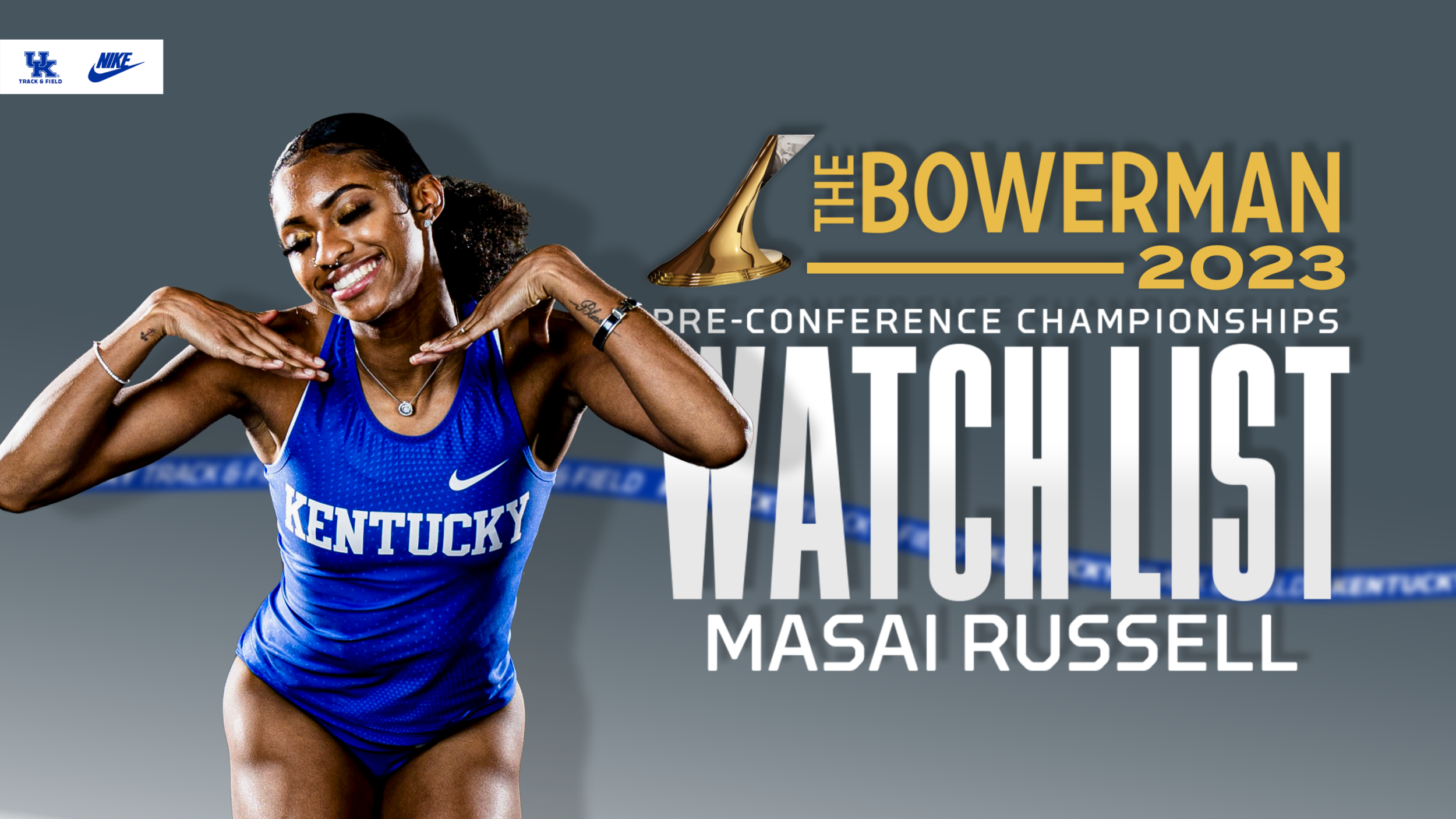 Masai Russell Remains on The Bowerman Watchlist