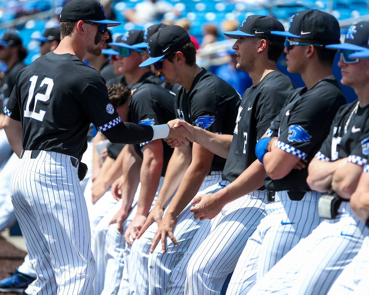 Chase Estep. Wyatt Hudepohl.

Kentucky loses to Vanderbilt 3-5.

Photo by Sarah Caputi | UK Athletics
