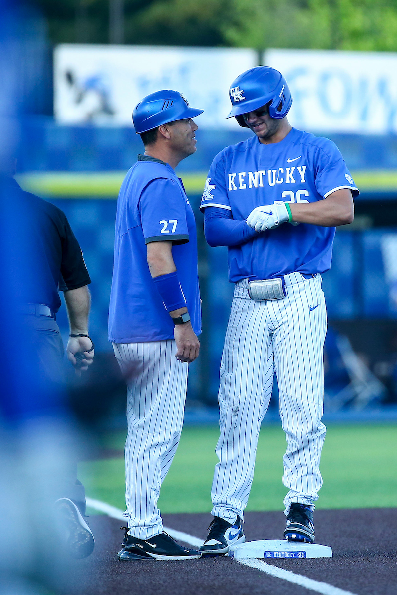 Coach Nick Mingione. Jacob Plastiak.

Kentucky defeats Tennessee Tech 13-0.

Photo by Sarah Caputi | UK Athletics