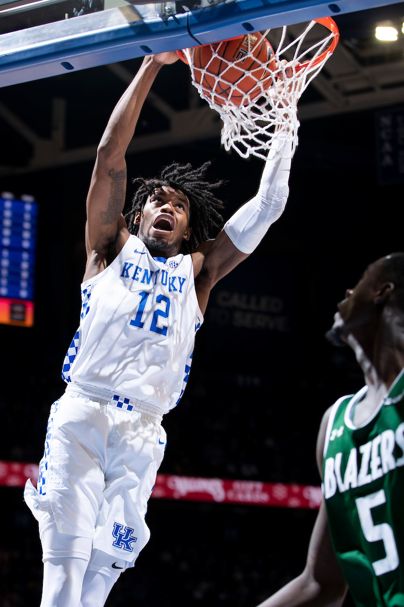 Keion Brooks Jr.

Kentucky beat UAB 69-58.

Photo by Chet White | UK Athletics