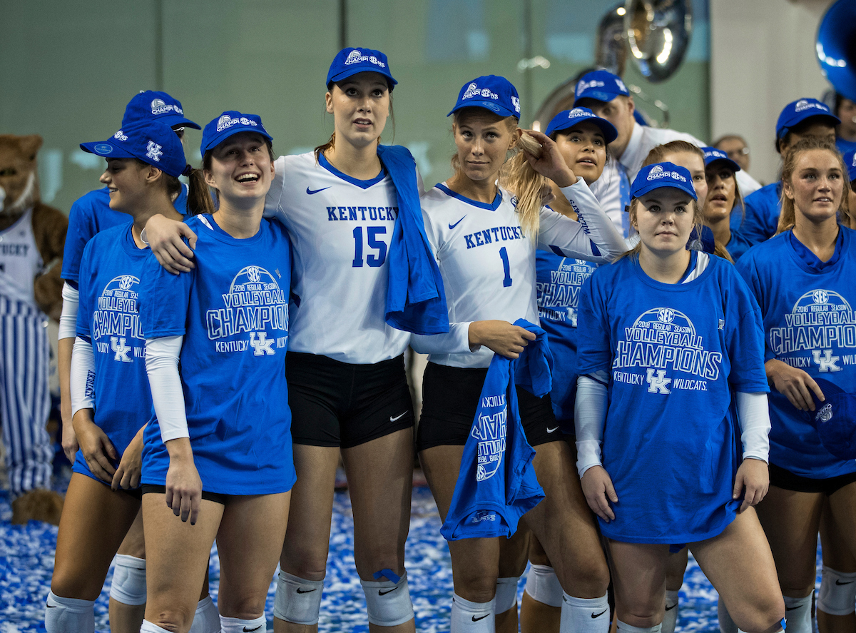 as Kentucky defeated  Auburn 3-0 on November 24, 2018.  Photo by Mark Cornelison | UKphoto