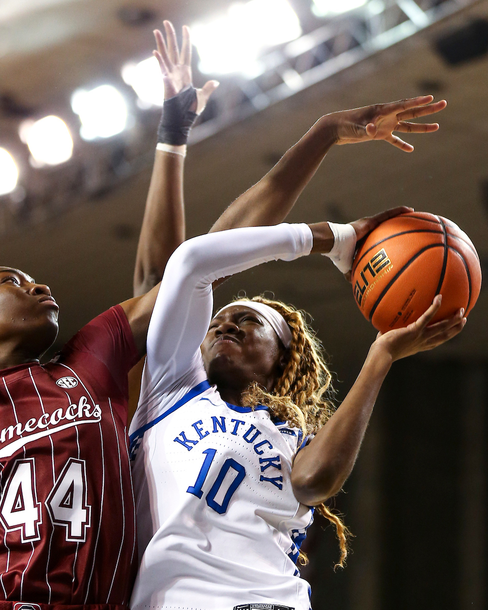 Rhyne Howard.

Kentucky loses to South Carolina 59-50.

Photo by Grace Bradley | UK Athletics