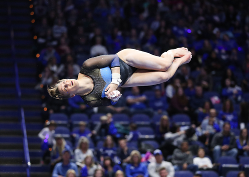 HAILEY POLAND.

The University of Kentucky gymnastics team beat Ball State, Southeast Missouri, and George Washington on Friday, January 5, 2017 at Rupp Arena in Lexington, Ky.

Photo by Elliott Hess | UK Athletics