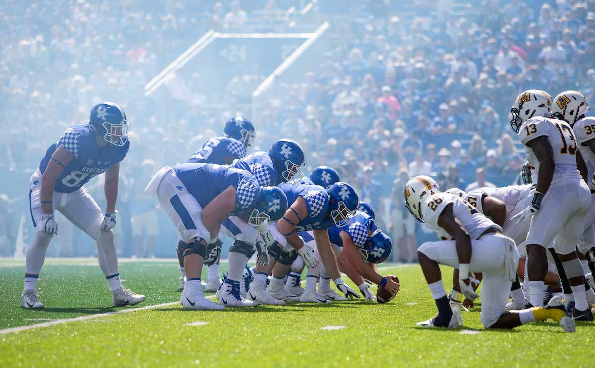 UK football beats Murray State 48-10.

Photo by Isaac Janssen | UK Athletics