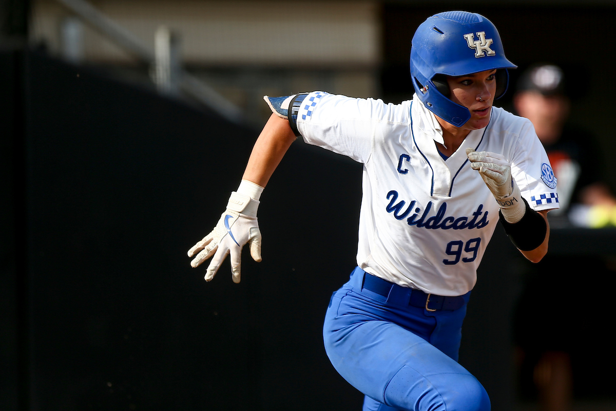 Kayla Kowalik.Kentucky falls Virginia Tech 4-5.Photo by Grace Bradley | UK Athletics