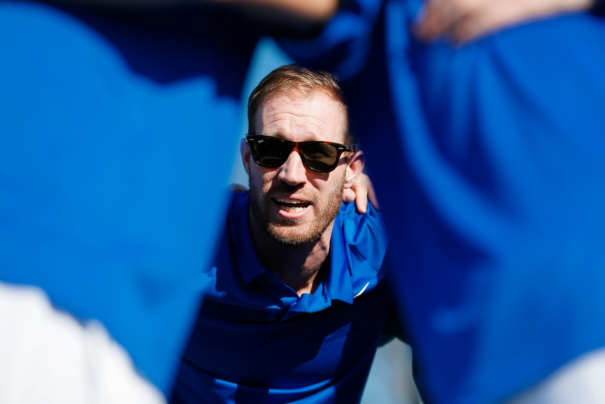 Coach Matthew Gordon. 


The University of Kentucky Mens Tennis team takes on Virginia Mens Tennis 

Photo by Isaac Janssen | UK Athletics