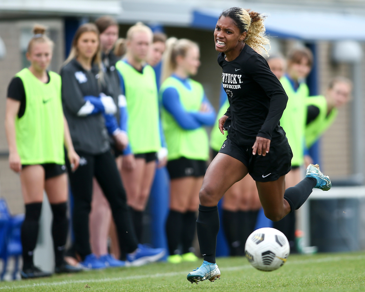 Hailey Farrington-Bentil.

Kentucky ties Miami Ohio 1-1.

Photo by Grace Bradley | UK Athletics