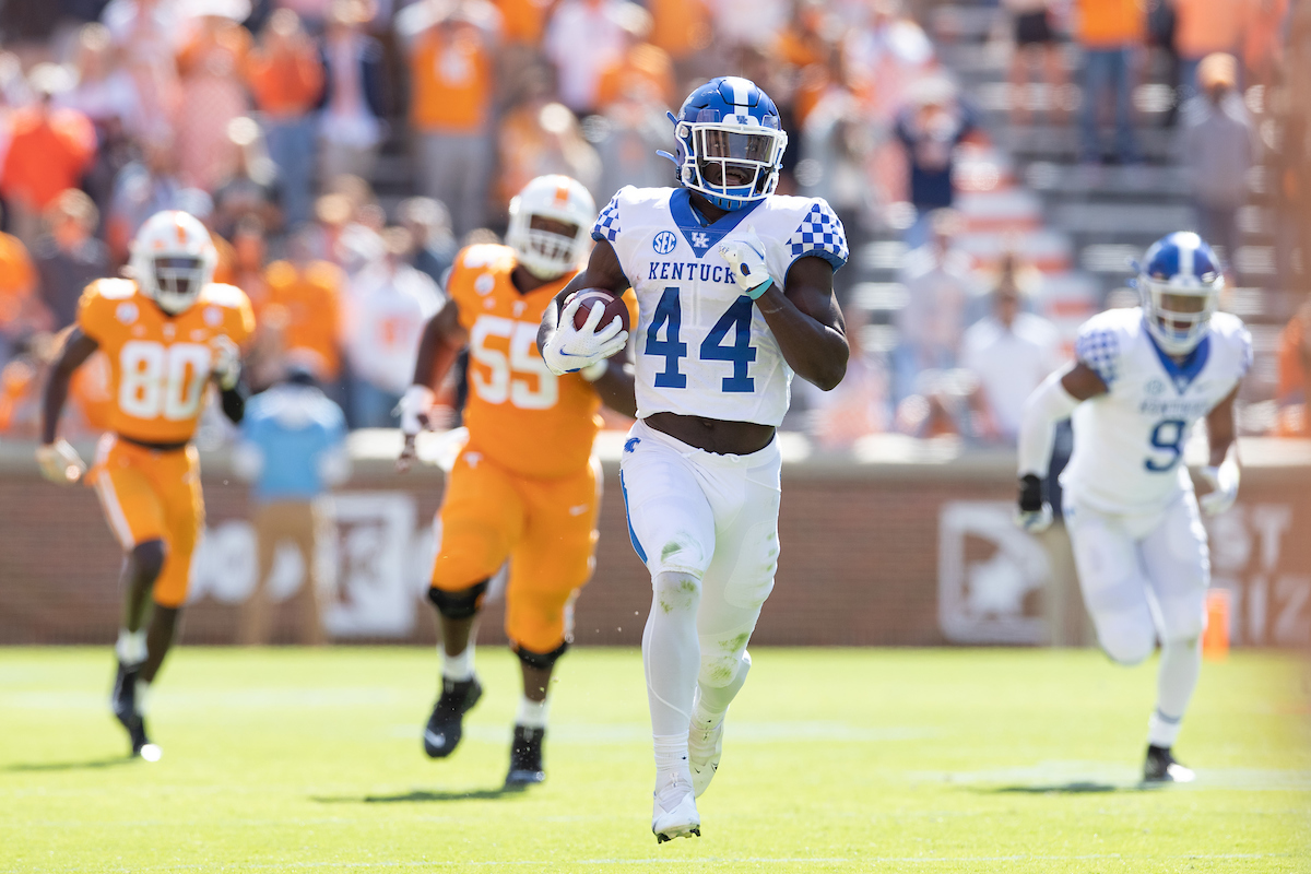 JAMIN DAVIS.

Kentucky beats Tennessee, 34-7.

Photo by Elliott Hess | UK Athletics