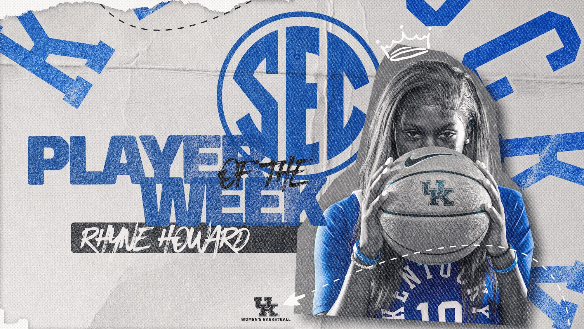 Rhyne Howard Named SEC Player of the Week