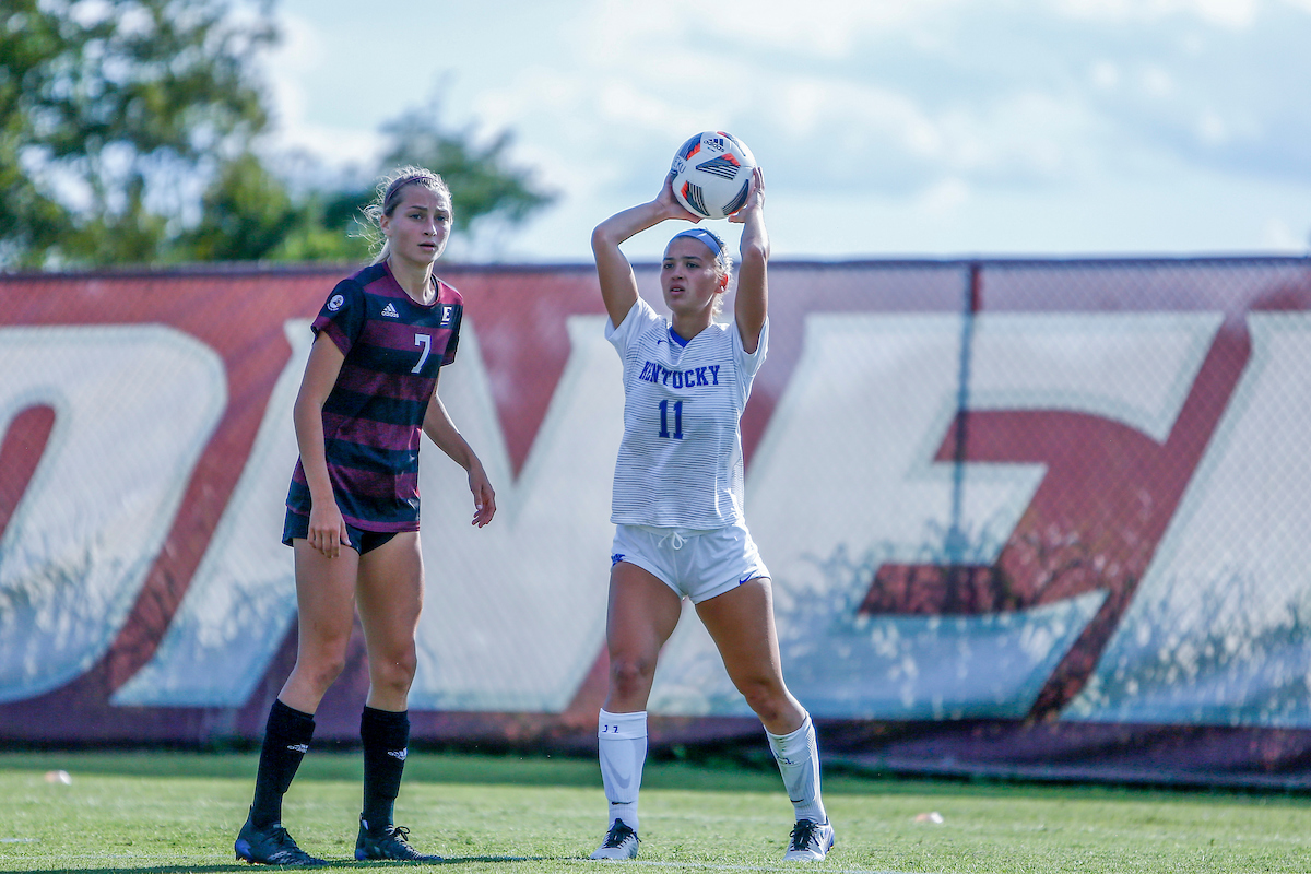 Julia Grosso.

Kentucky beats Eastern Kentucky University 6 - 0.

Photo by Sarah Caputi | UK Athletics