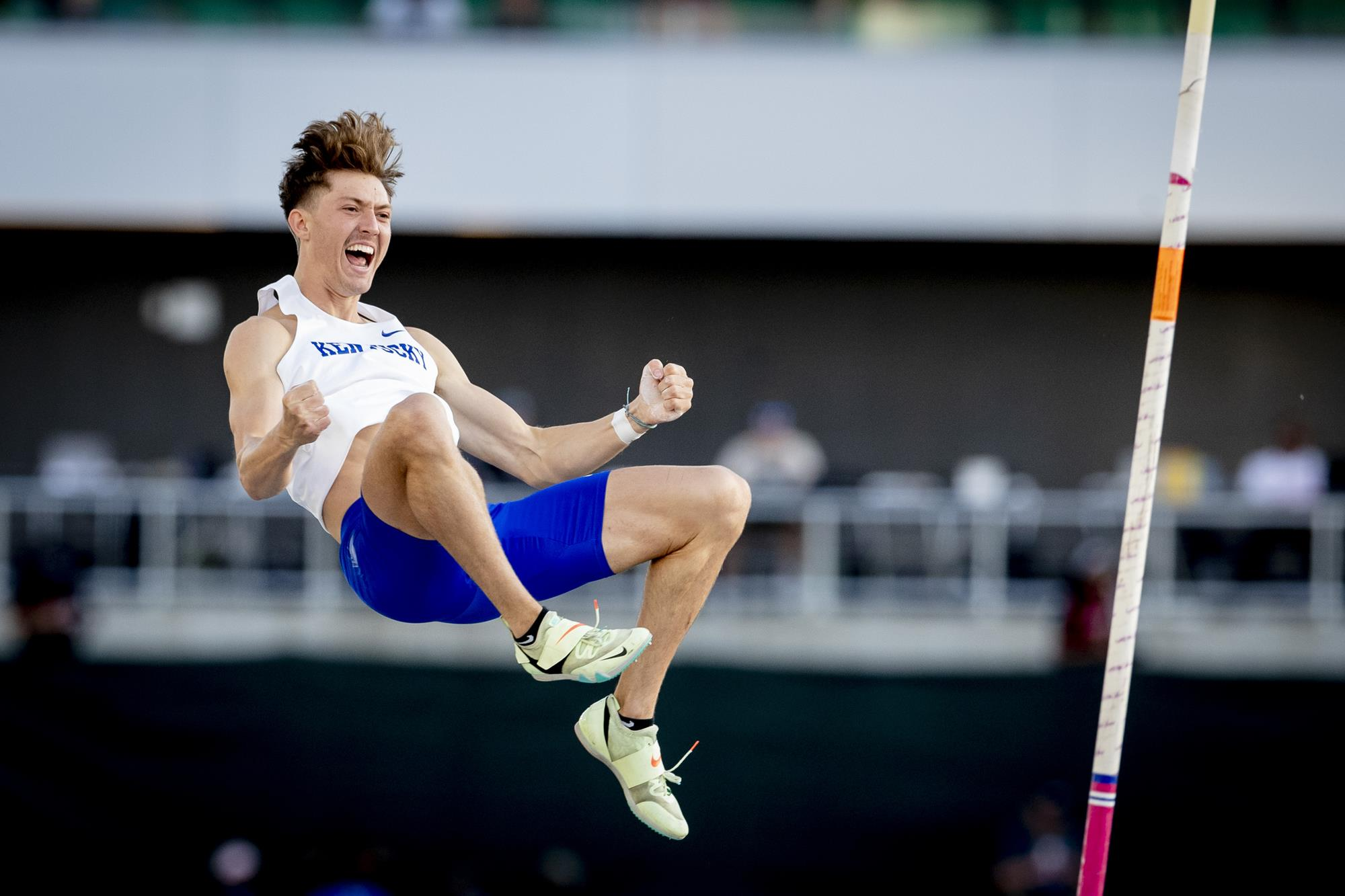 Keaton Daniel Claims PV Bronze Night One at NCAA Championships