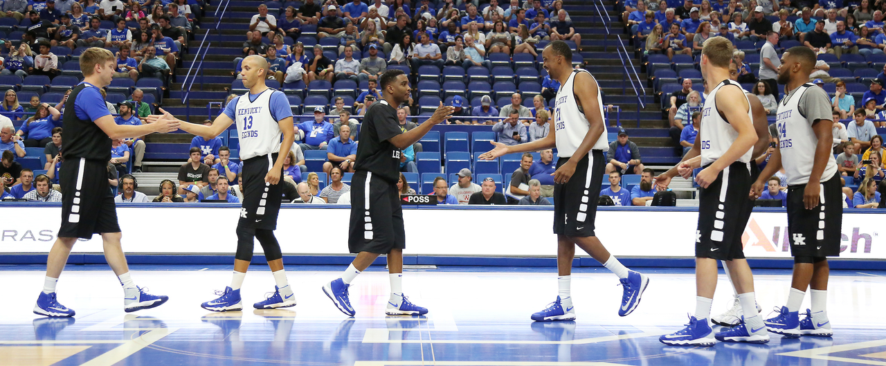 Former Kentucky men's basketball players across a number of decades came back to Rupp Arena for the 2017 UK Alumni Charity Series. 