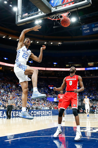 Shai Gilgeous-Alexander.

The University of Kentucky men's basketball team beat Georgia 62-49 in the quarterfinals of the 2018 SEC Men's Basketball Tournament at Scottrade Center in St. Louis, Mo., on Friday, March 9, 2018.

Photo by Chet White | UK Athletics