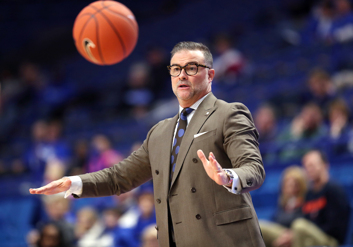 Matthew Mitchell

Women's Basketball beats Virginia 63-51 at Rupp Arena on Thursday, November 15, 2018.

Photo by Britney Howard  | UK Athletics