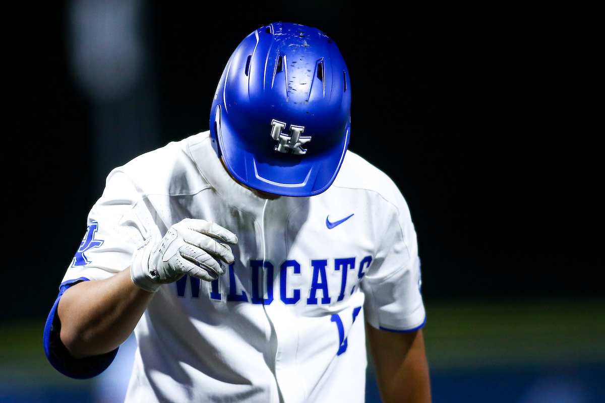 Hunter Jump.

Kentucky beats Morehead 7-5.

Photo by Grace Bradley | UK Athletics