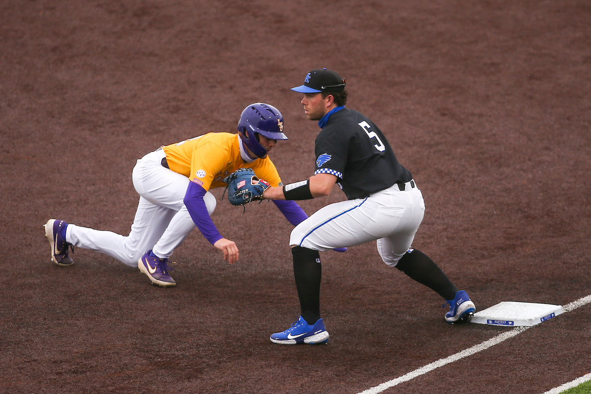 TJ Collett.

Kentucky beats LSU, 13-4.

Photo by Grace Bradley | UK Athletics