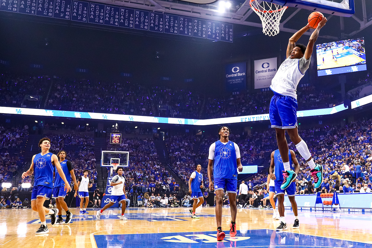 Keion Brooks Jr. 

Big Blue Madness.

Photo by Eddie Justice | UK Athletics