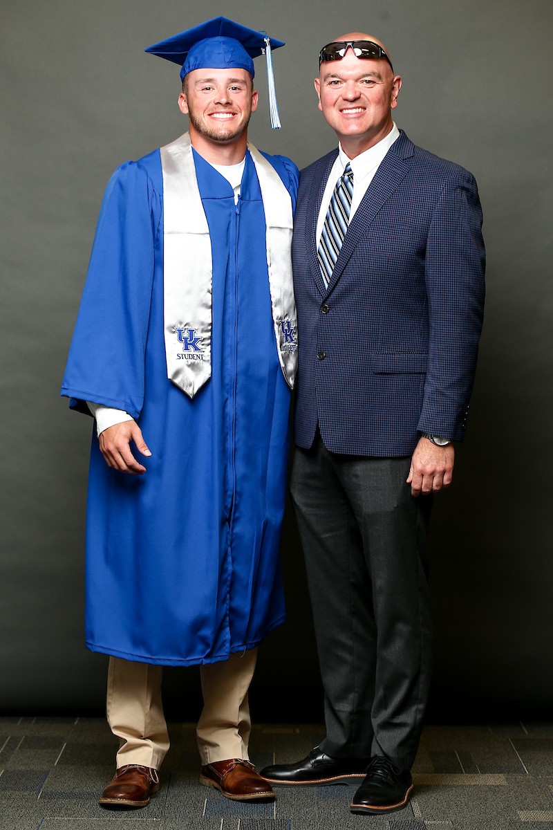 Chase Bryan. Michael Stone.

2020-21 Graduation.

Photo by Eddie Justice | UK Athletics