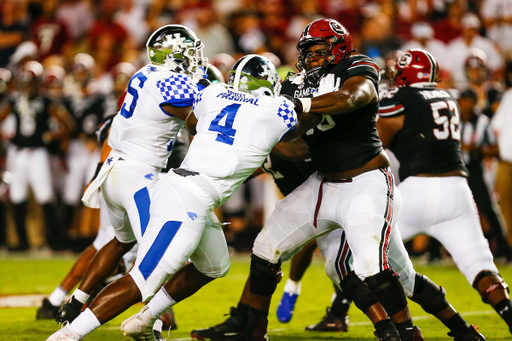 Josh Paschal. 

UK falls to South Carolina 24-7.


Photo By Barry Westerman | UK Athletics