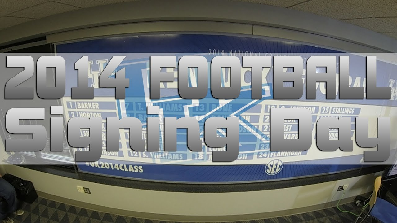 Kentucky Wildcats TV: Kentucky Football Signing Day 2014 Live Special