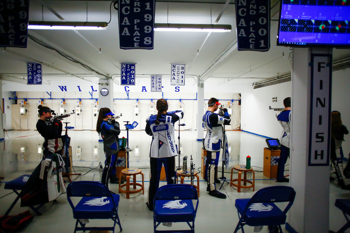 Starters. 

Kentucky Rifle vs Ole Miss. 

Photo by Sarah Caputi | UK Athletics