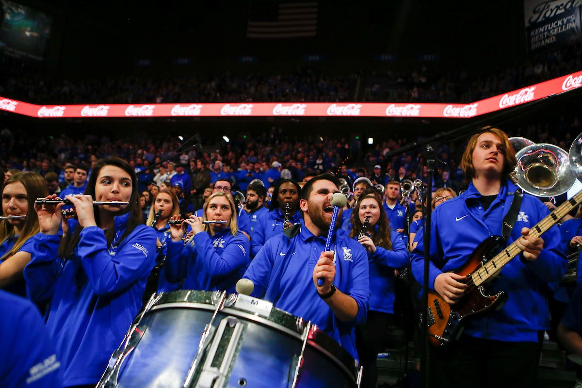 Band.

UK beats Vandy 71-62.

Photo by Hannah Phillips | UK Athletics