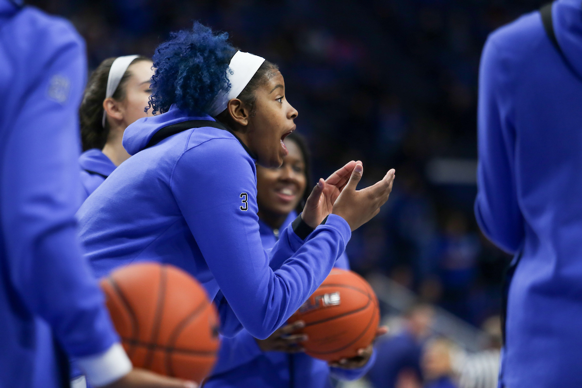 Keke McKinney

The UK Women's Basketball team beat Florida 62-51. 

Photo by Hannah Phillips | UK Athletics