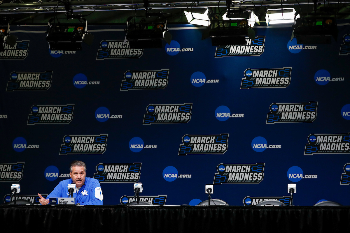 John Calipari.

Practice and pressers. 

Photo by Chet White | UK Athletics