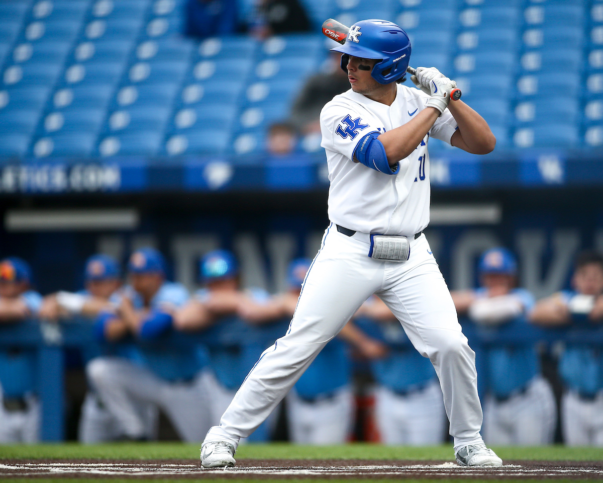 Hunter Jump.

Kentucky beats Morehead 7-5.

Photo by Grace Bradley | UK Athletics