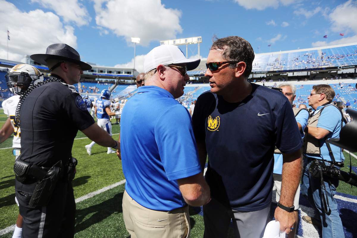 Mark Stoops

UK football beats Murray State 48-10.

Photo by Britney Howard | UK Athletics