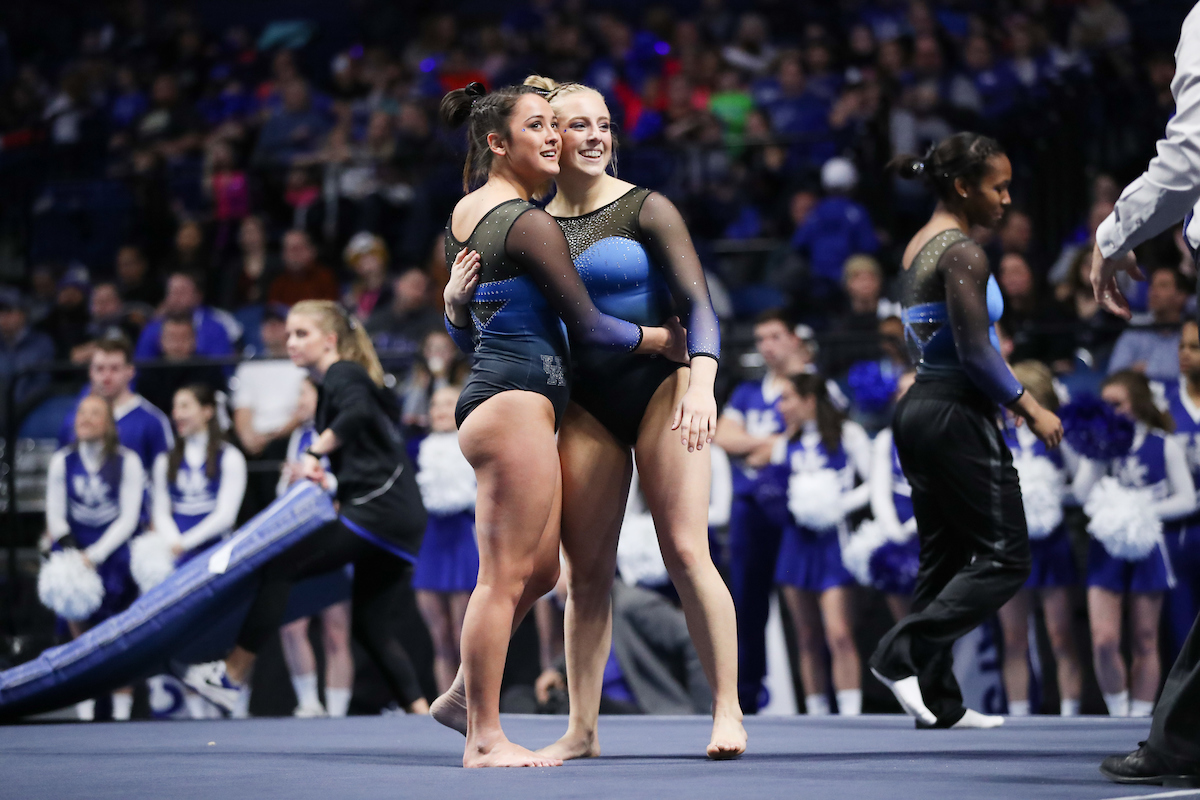 HAILEY POLAND.

The University of Kentucky gymnastics team beat Ball State, Southeast Missouri, and George Washington on Friday, January 5, 2017 at Rupp Arena in Lexington, Ky.

Photo by Elliott Hess | UK Athletics