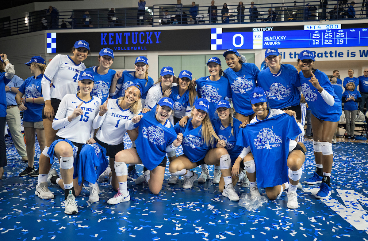 as Kentucky defeated  Auburn 3-0 on November 24, 2018.  Photo by Mark Cornelison | UKphoto